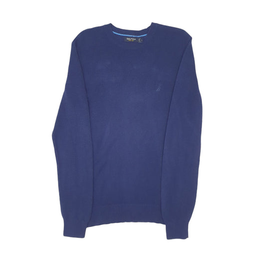 Mens Navy Nautica Knitwear Crewneck Jumper