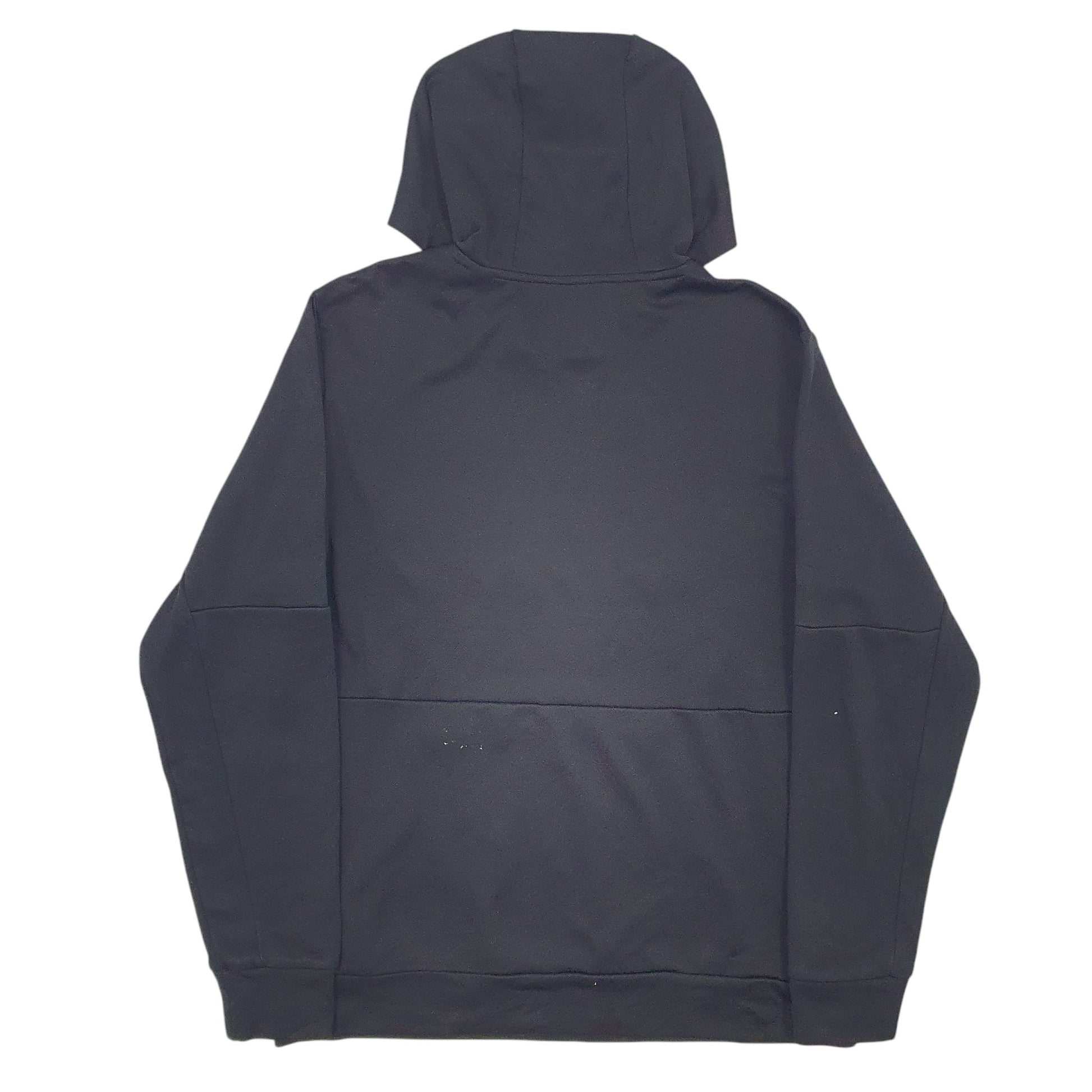 Mens Black Adidas Spellout Hoodie Jumper