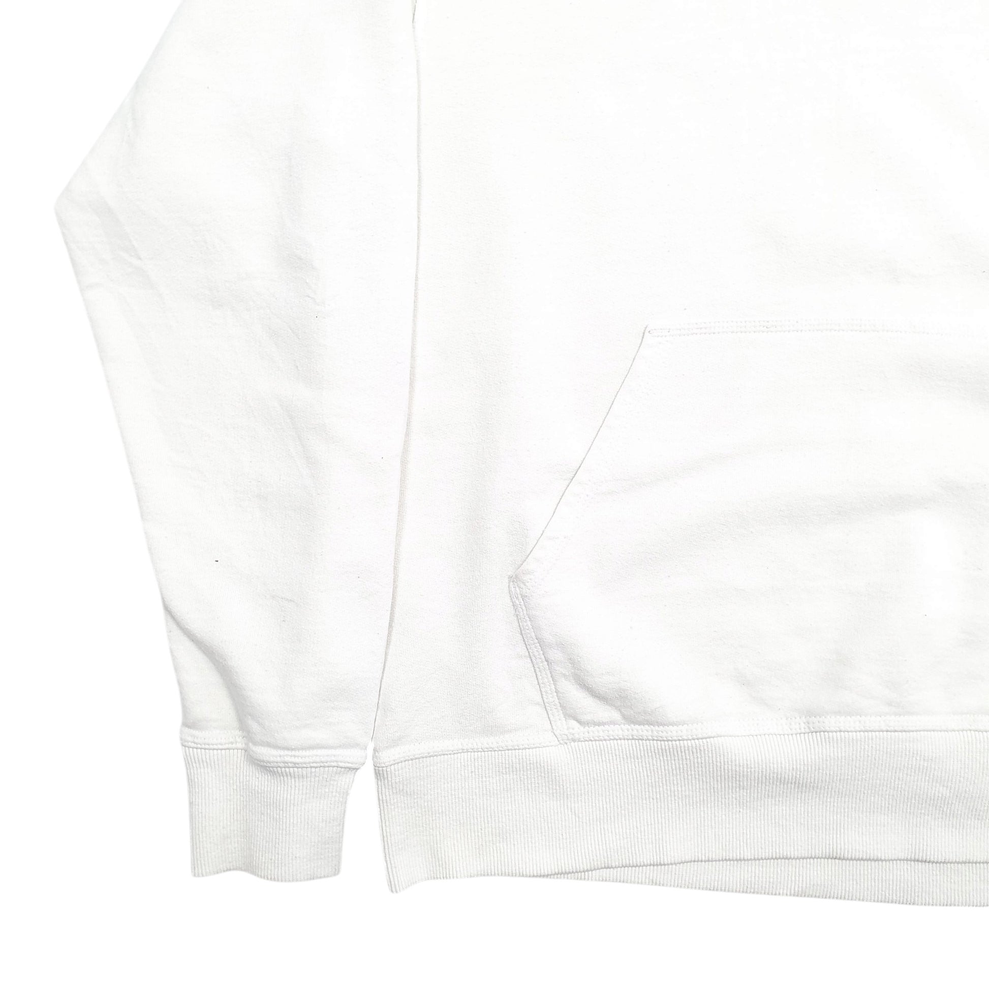 Mens Cream Champion Spellout Hoodie Jumper