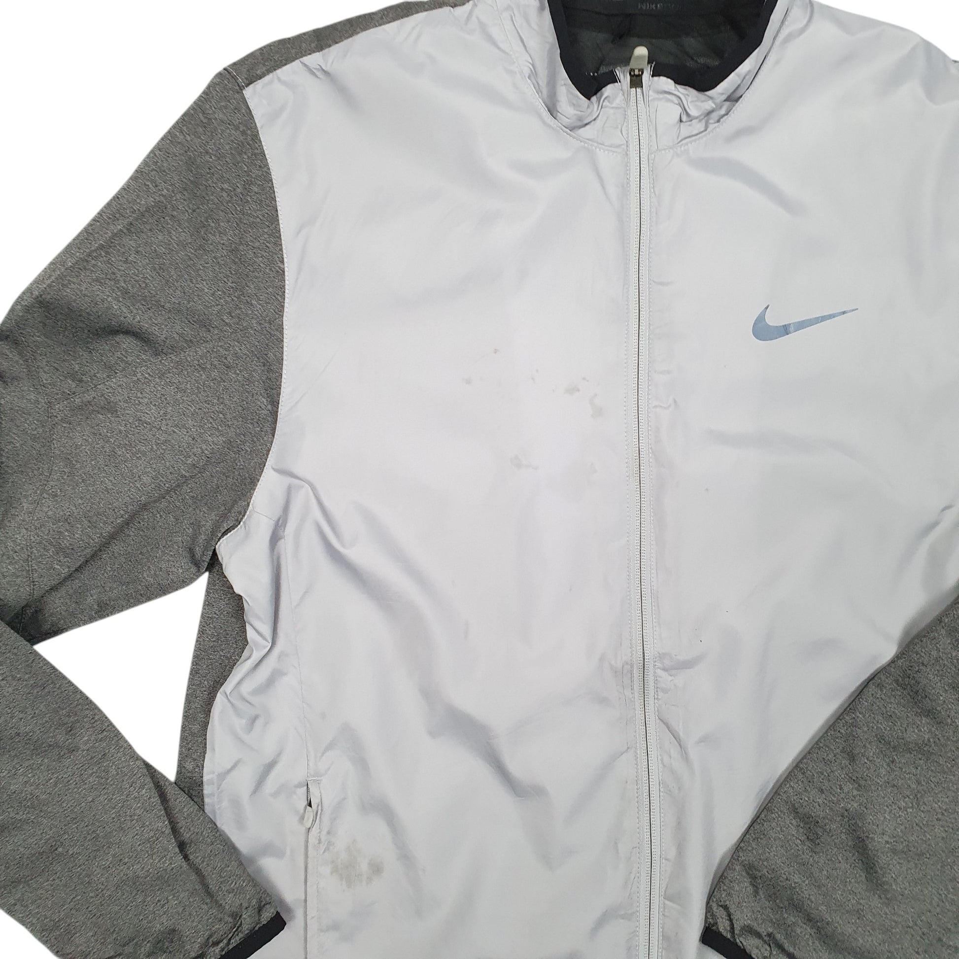 Mens Grey Nike Golf Full Zip Coat