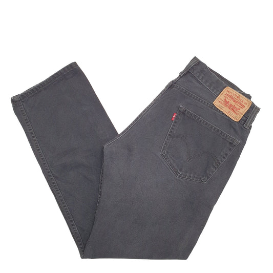Mens Black Levis 505 JeansW33 L32