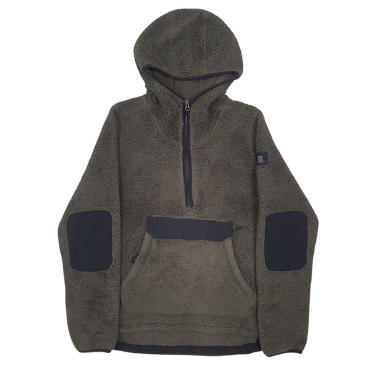 Womens Khaki The North Face  Quarter Zip Jumper