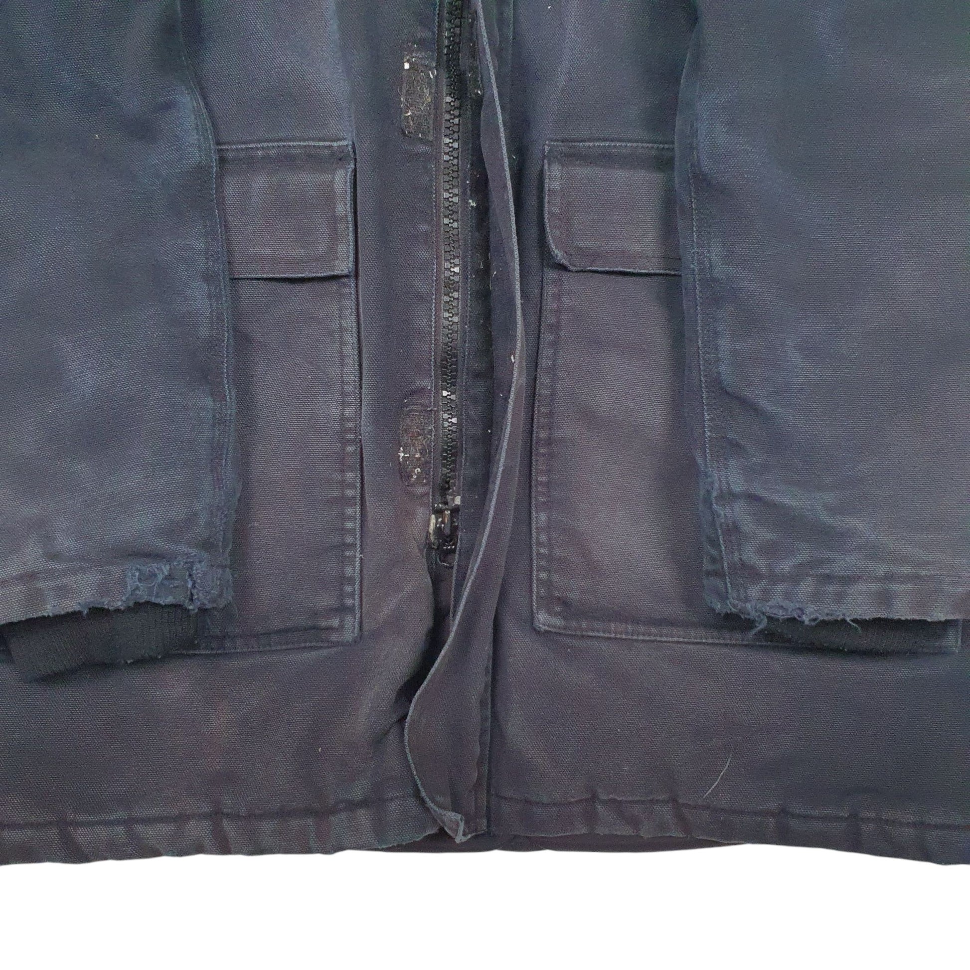 Mens Black Carhartt   Coat