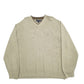 Mens Khaki Tommy Hilfiger Knit Crewneck Jumper