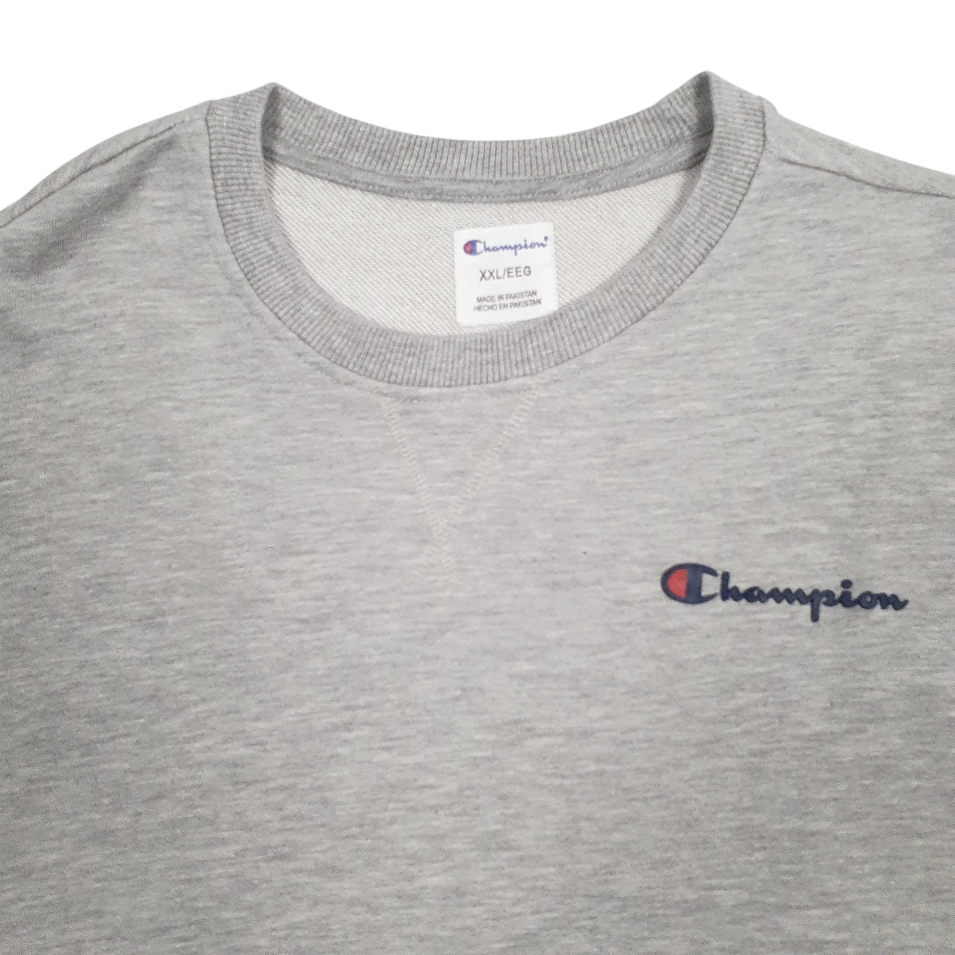 Mens Grey Champion  Crewneck Jumper