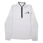 Mens Grey Nike Dri-Fit Quarter Zip Jumper