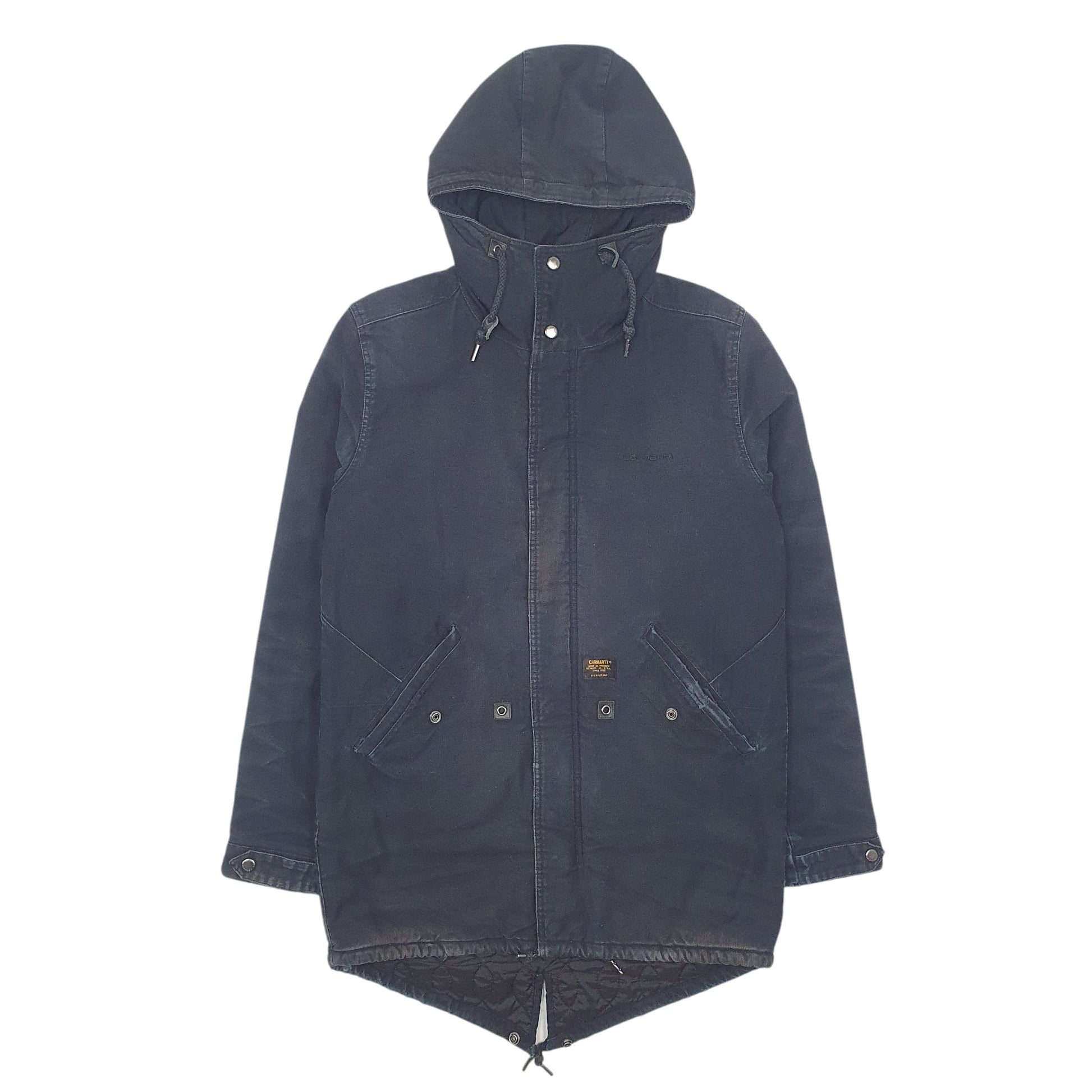 Mens Black Carhartt   Coat