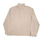 Mens Beige Polo Ralph Lauren Herringbone Quarter Zip Jumper