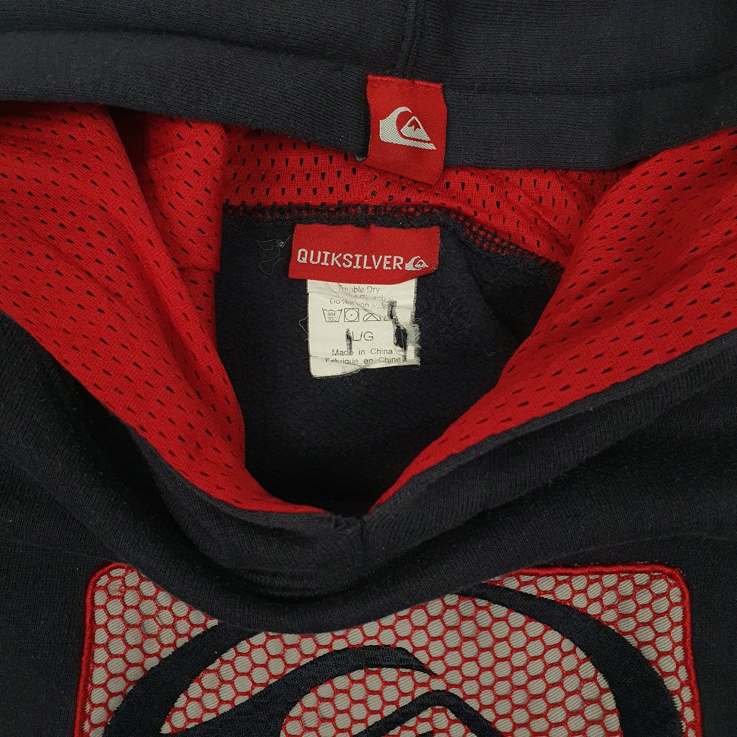 Womens Navy Quick Silver  Hoodie Jumper