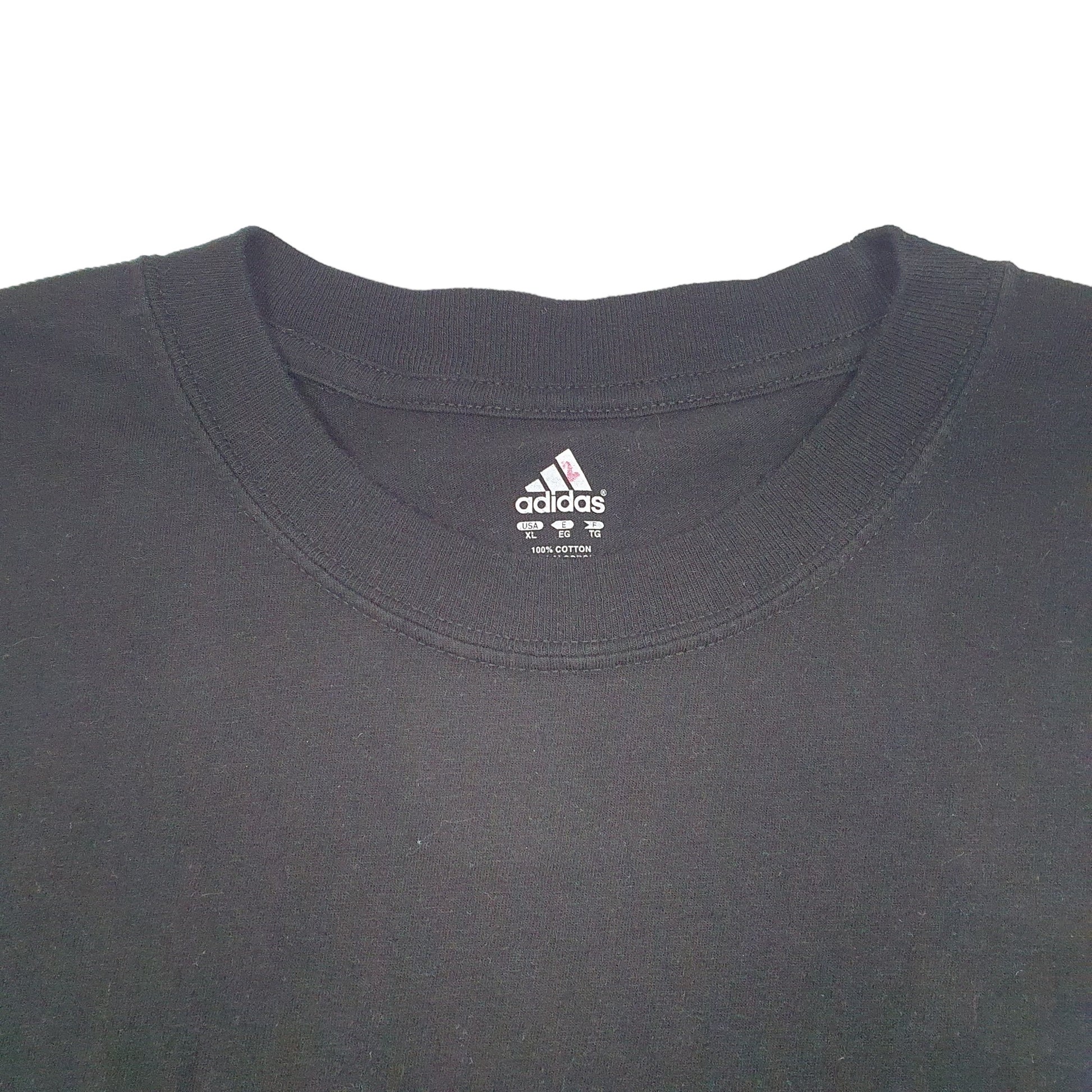 Mens Black Adidas  Short Sleeve T Shirt