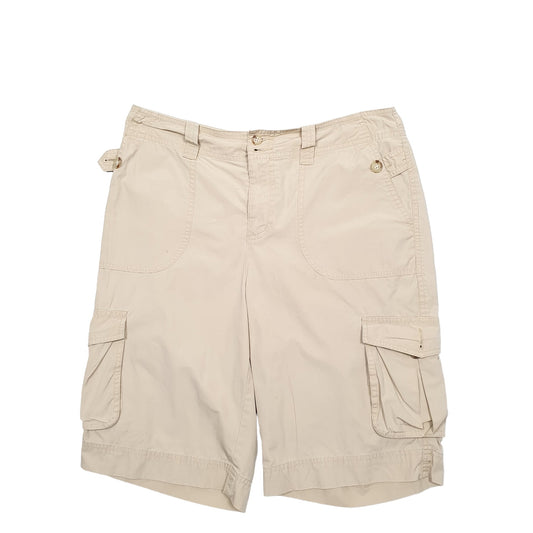 Womens Cream Ralph Lauren  Cargo Shorts