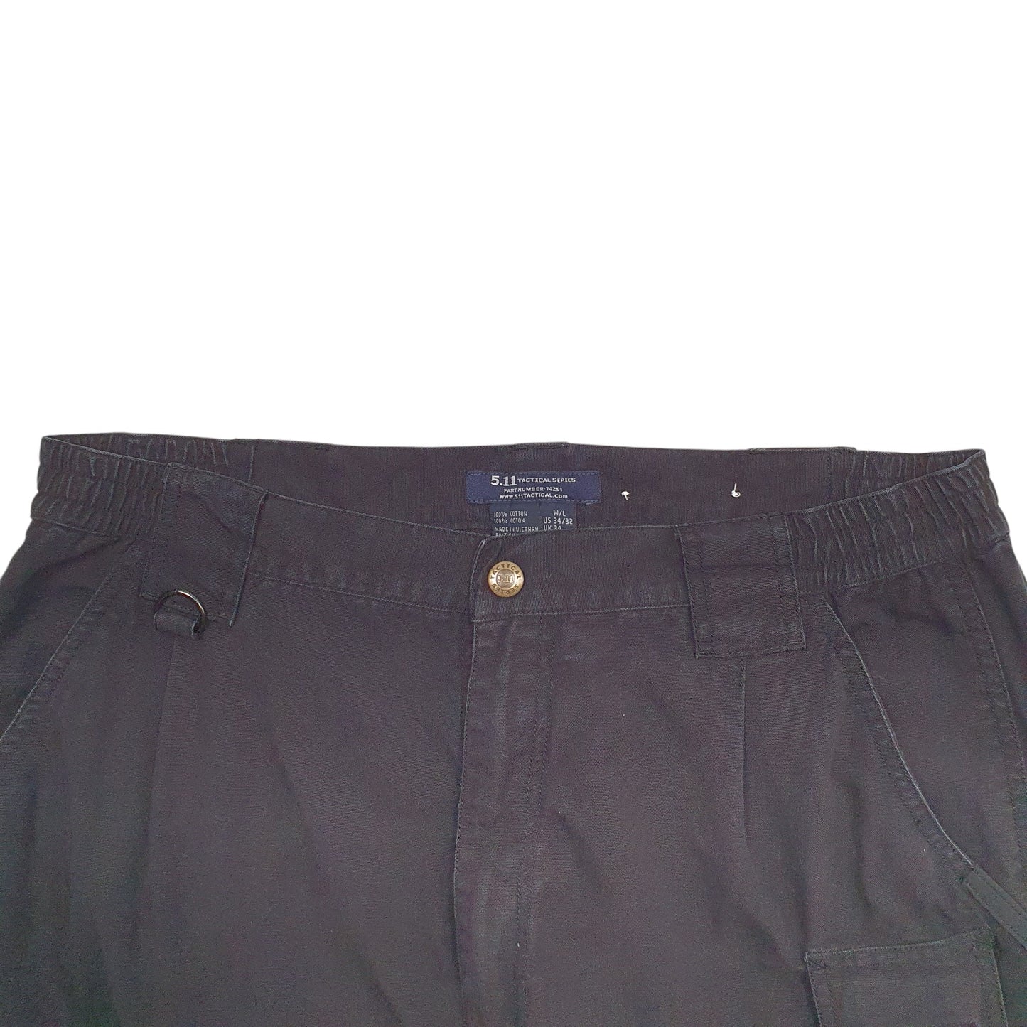 Mens Black 5.11 Tactical  Cargo Trousers