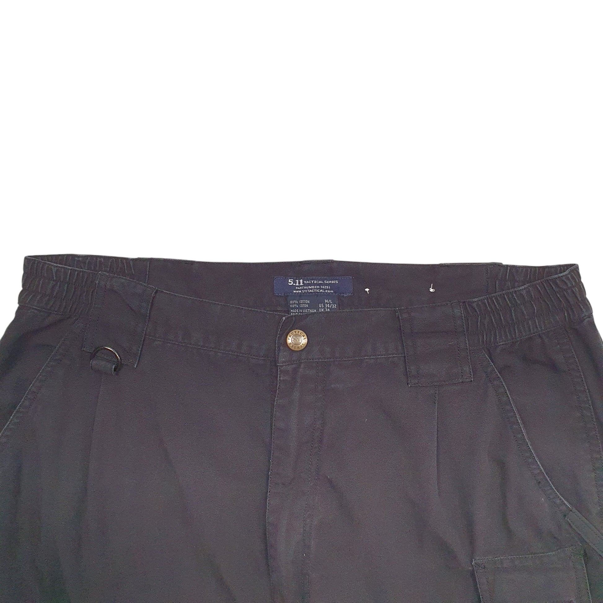 Mens Black 5.11 Tactical  Cargo Trousers