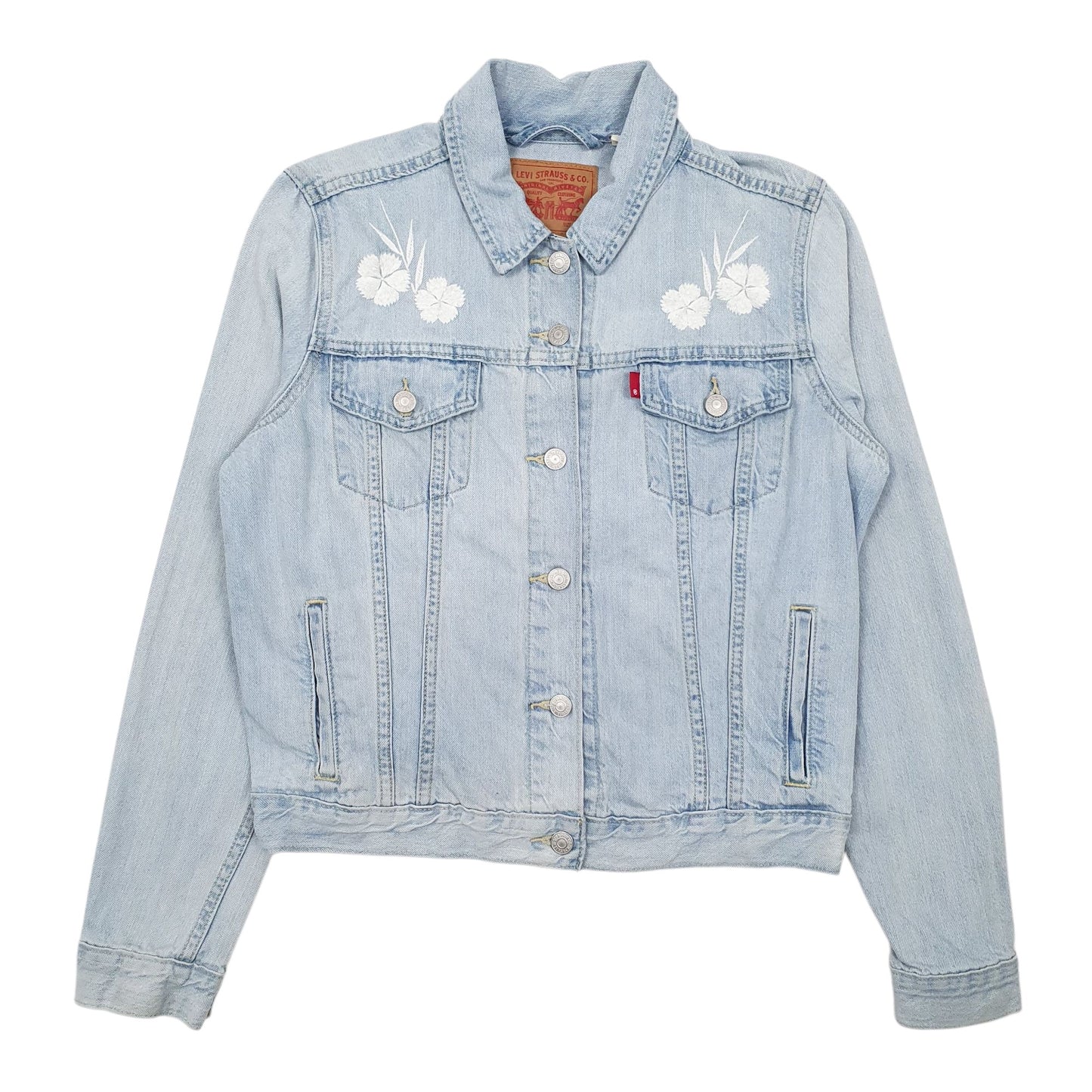 Womens Blue Levis   Coat