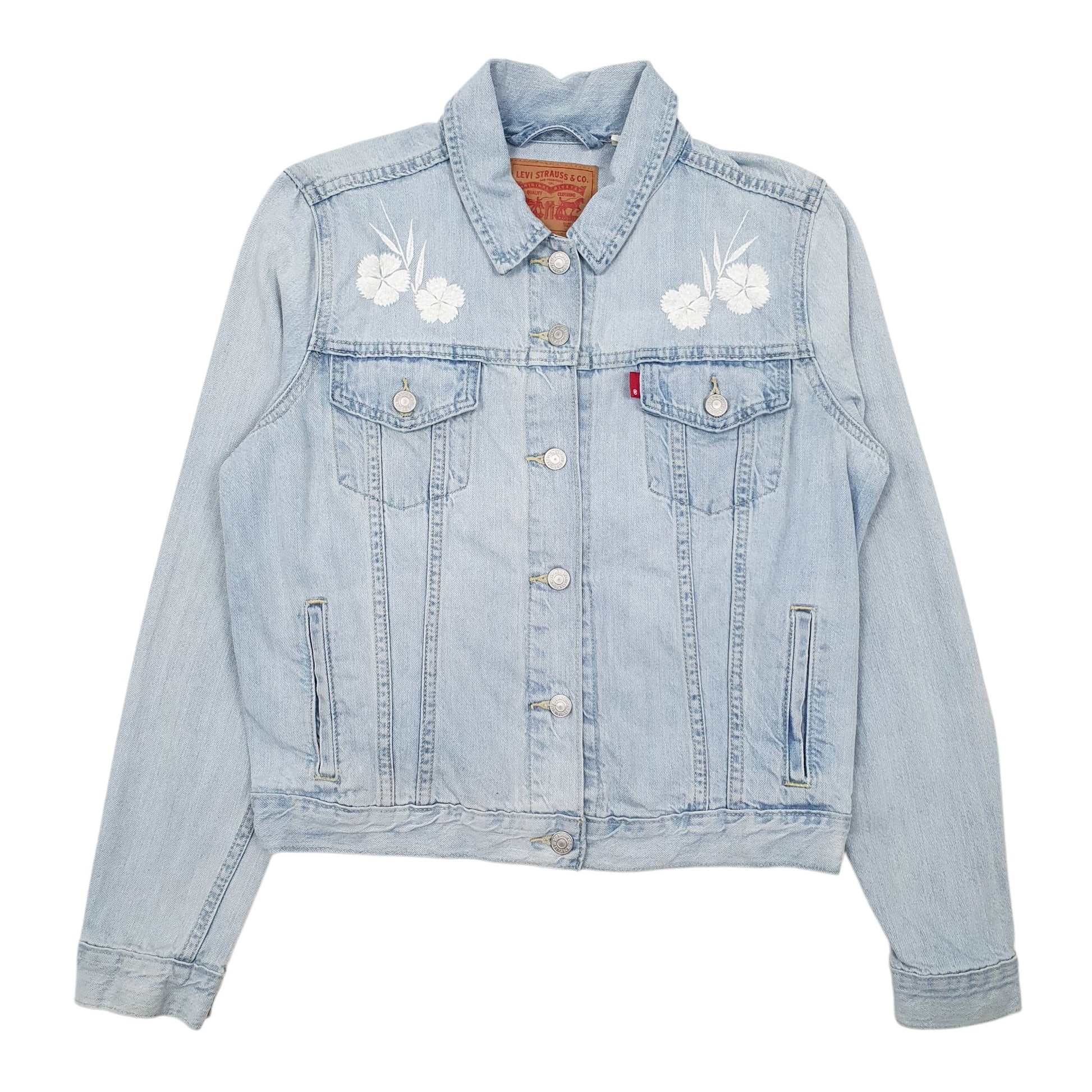 Womens Blue Levis   Coat