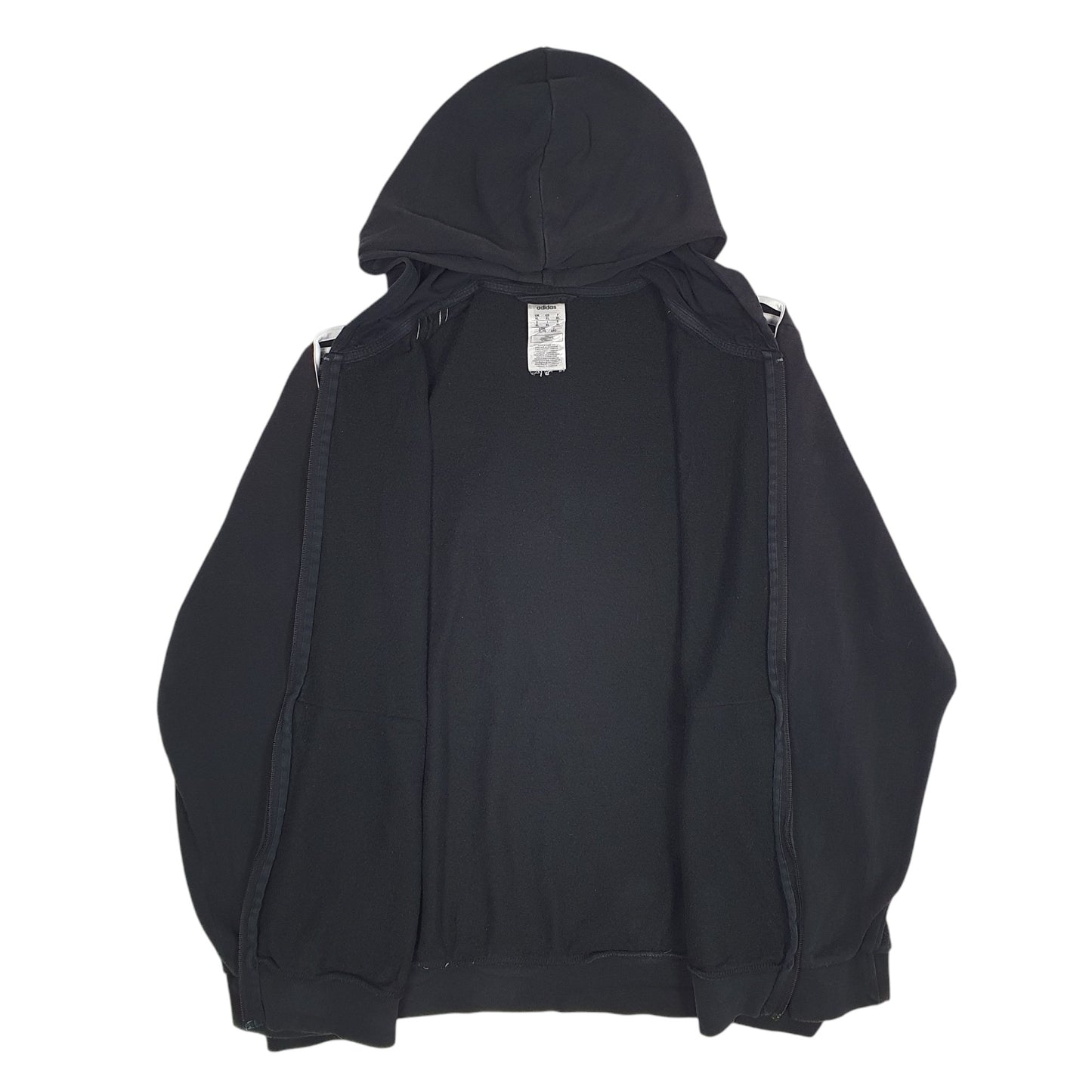 Mens Black Adidas  Full Zip Jumper