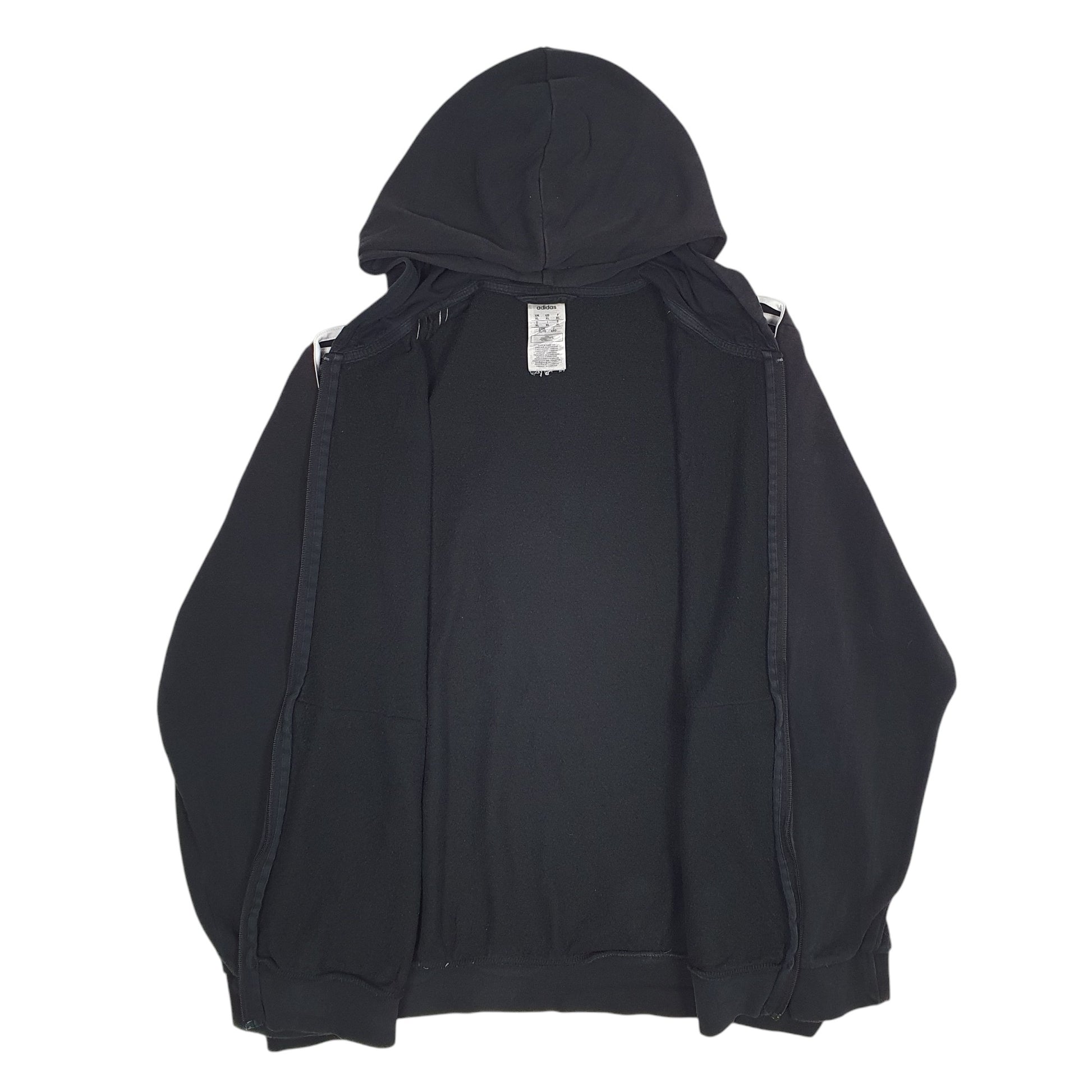 Mens Black Adidas  Full Zip Jumper