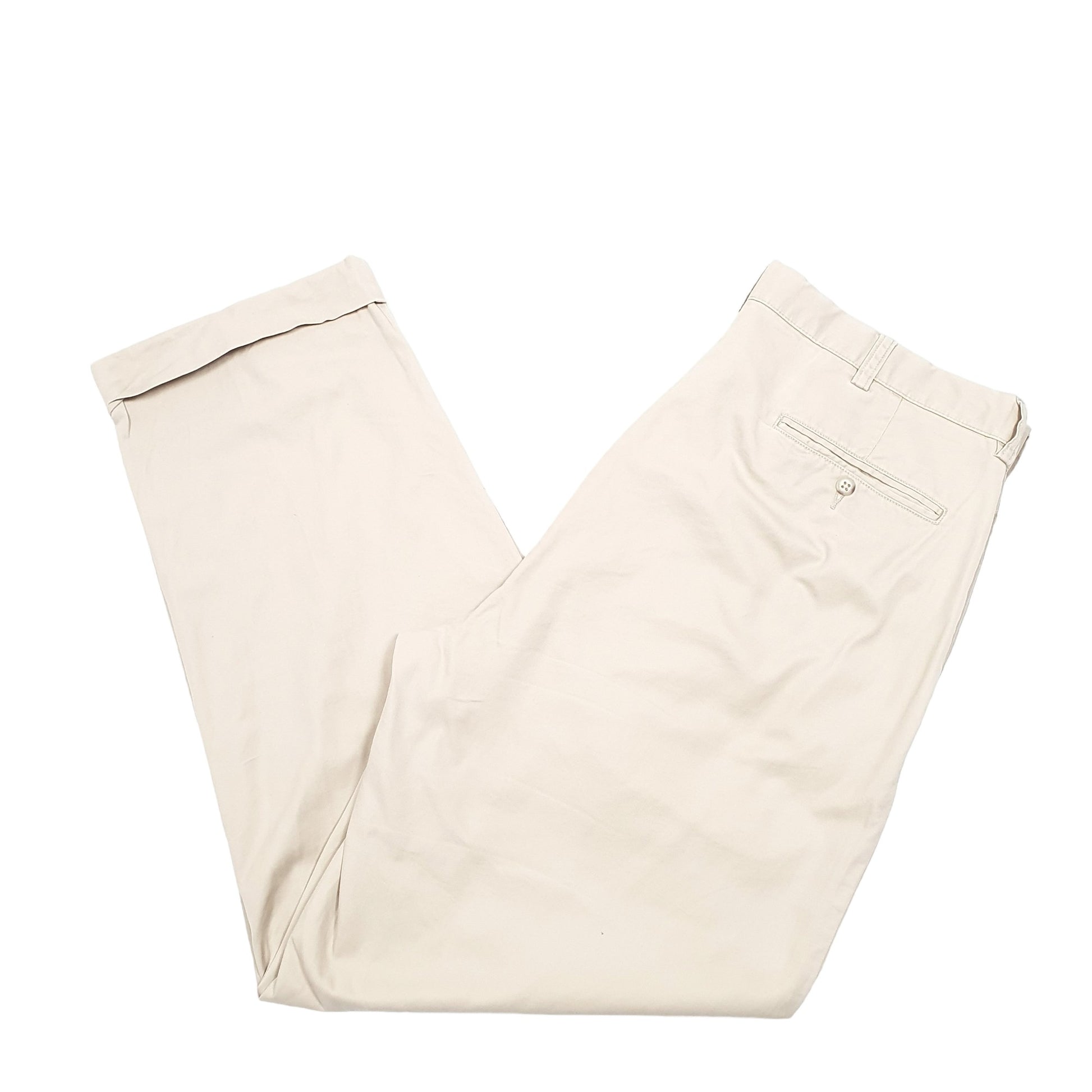 Mens Beige Polo Ralph Lauren Hammond Pant Double Pleated Chino Trousers