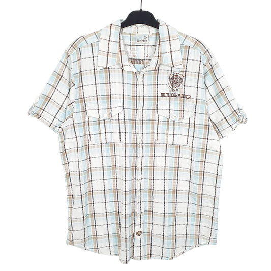 Mens White Ritchie  Short Sleeve Shirt