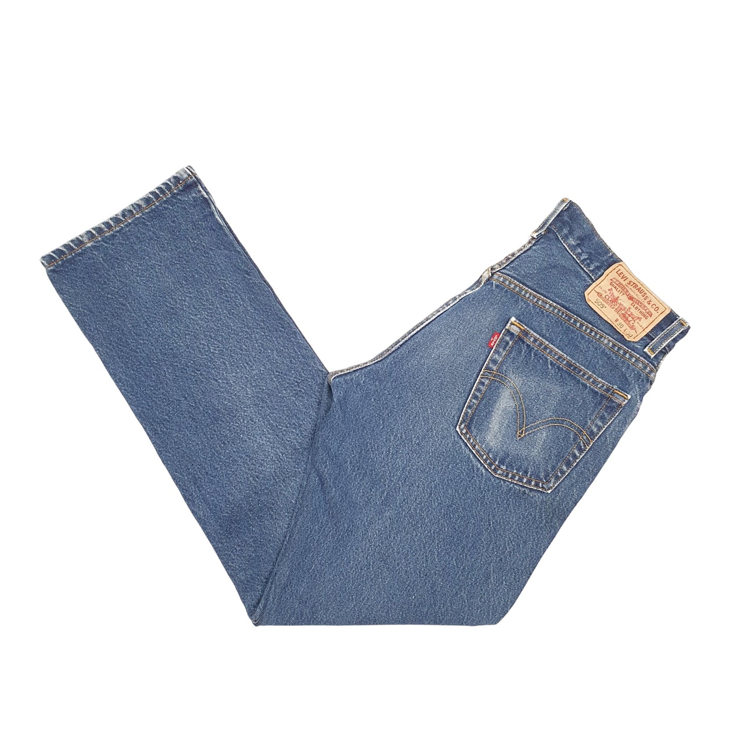 Mens Blue Levis  505 JeansW30 L30