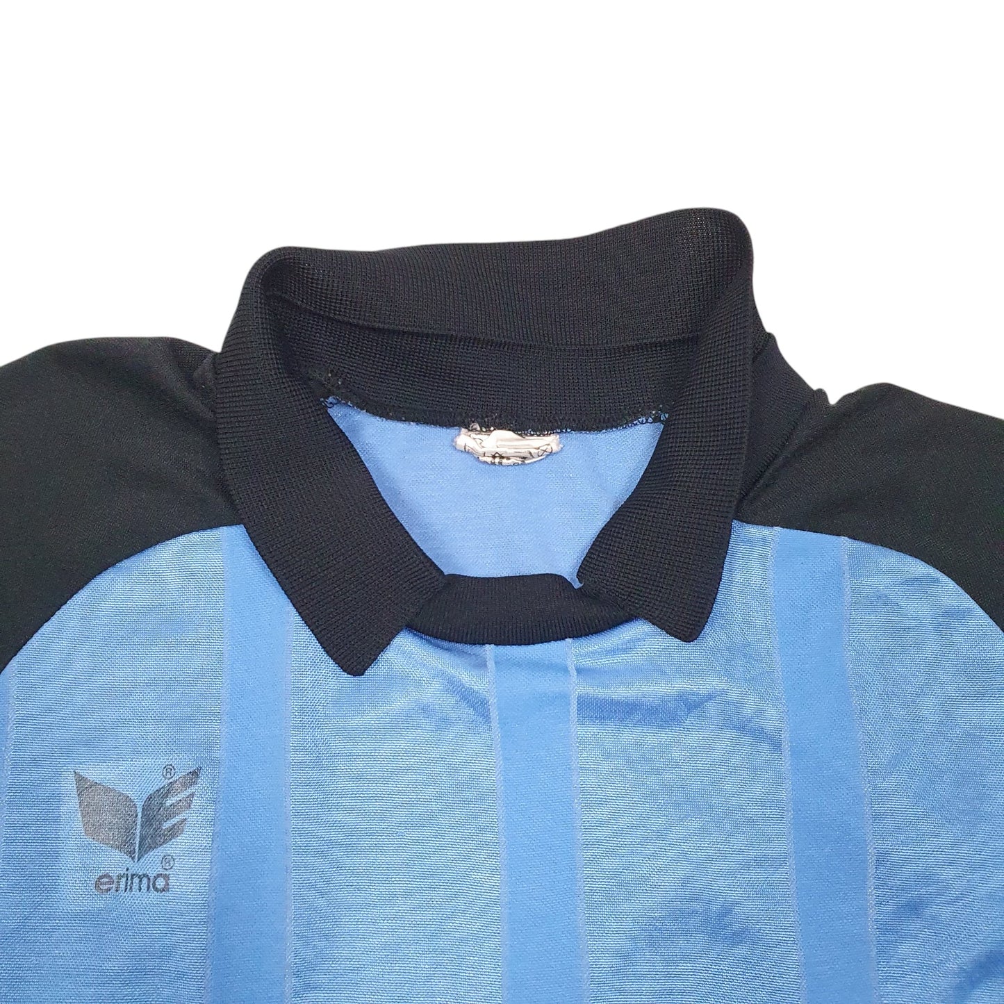 Mens Blue Erima Football Active Long Sleeve T Shirt