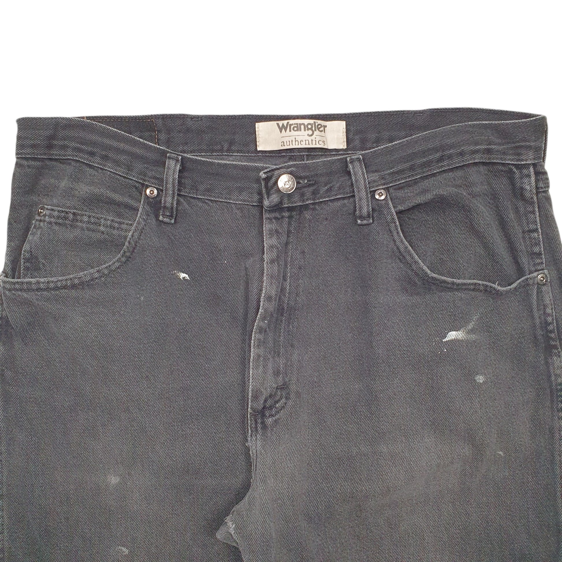 Mens Black Wrangler  ZM100BK JeansW36 L34
