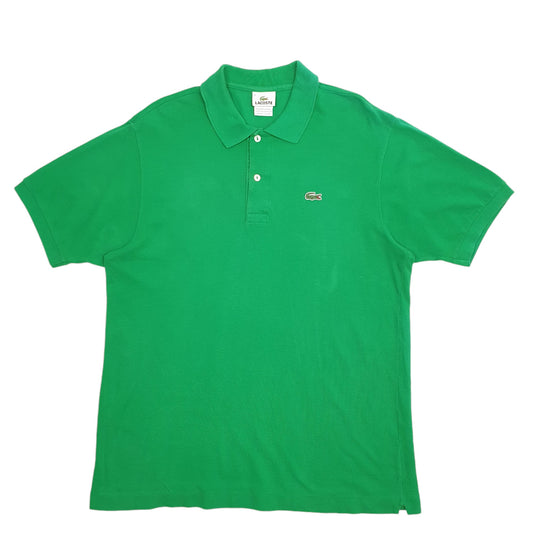 Mens Green Lacoste  Short Sleeve Polo Shirt