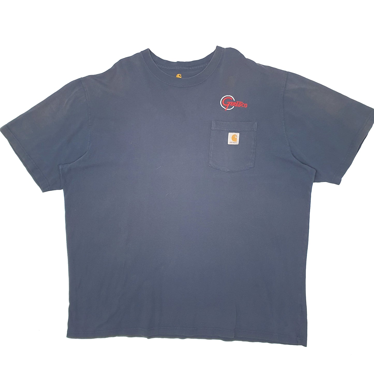Mens Navy Carhartt  Short Sleeve T Shirt