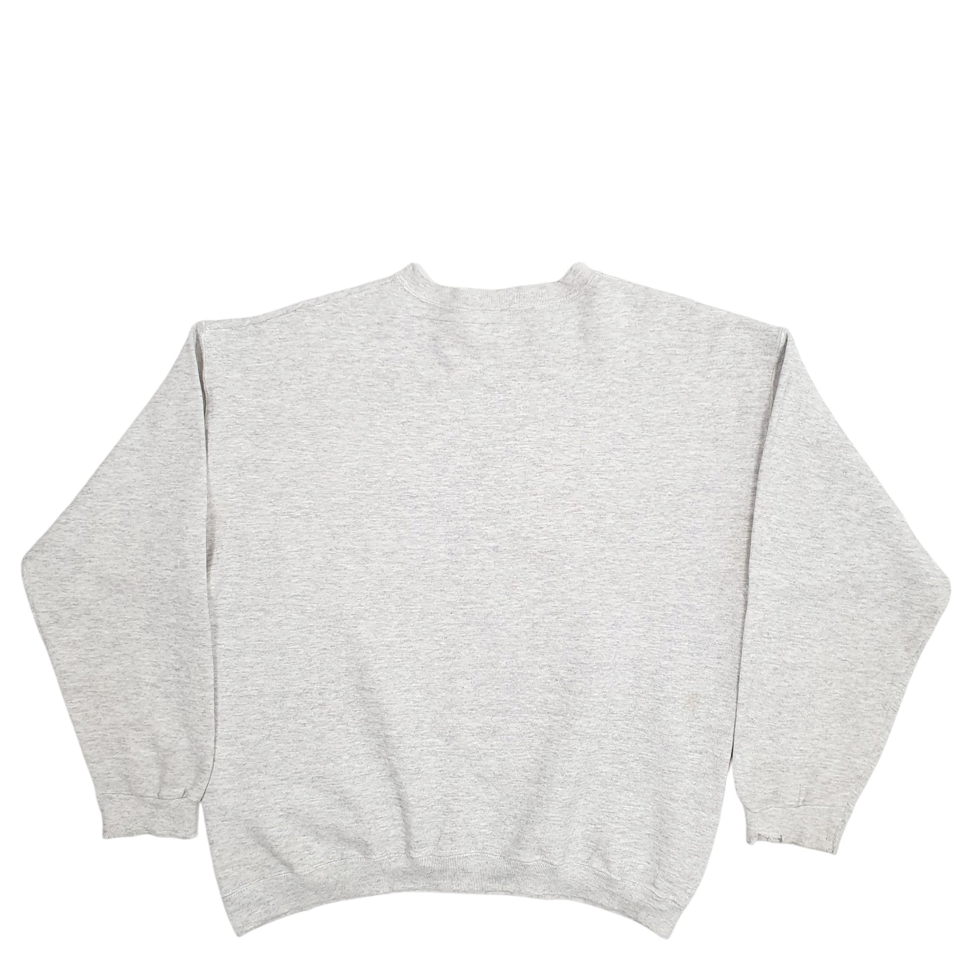 Mens Grey Tultex Carolina Panthers NFL Vintage 90's Made In USA Crewneck Jumper