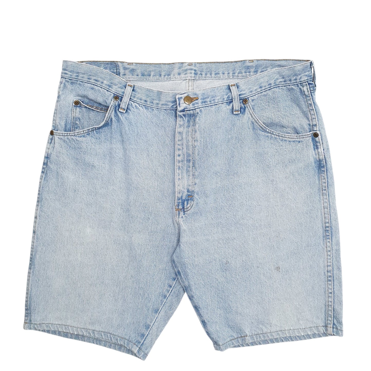 Mens Blue Wrangler Denim Jeans Jorts Denim Shorts