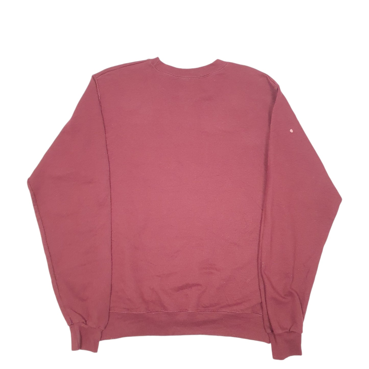 Mens Burgundy Champion One Eleven Crewneck Jumper