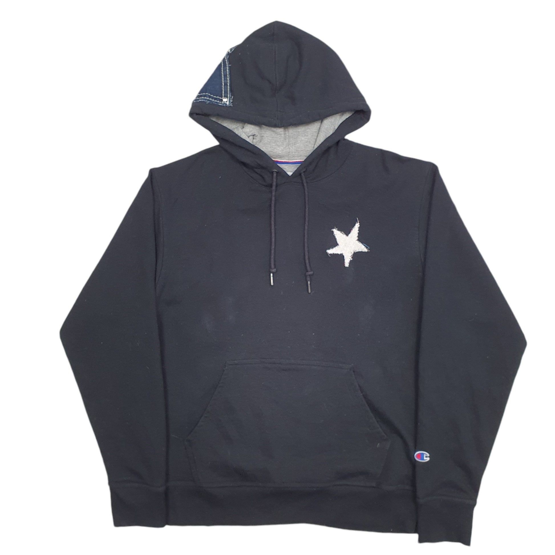 Mens Black Champion  Hoodie Jumper