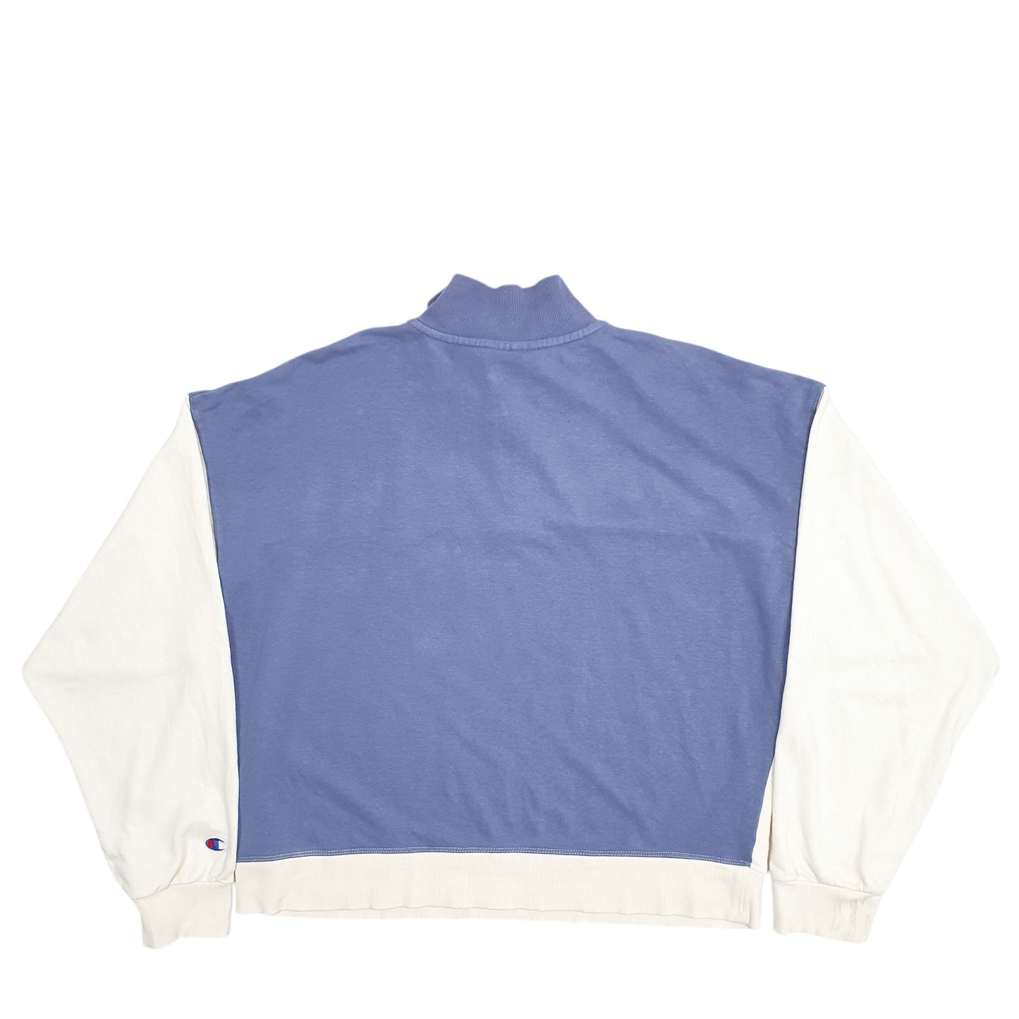 Womens White Champion  Quarter Zip Jumper