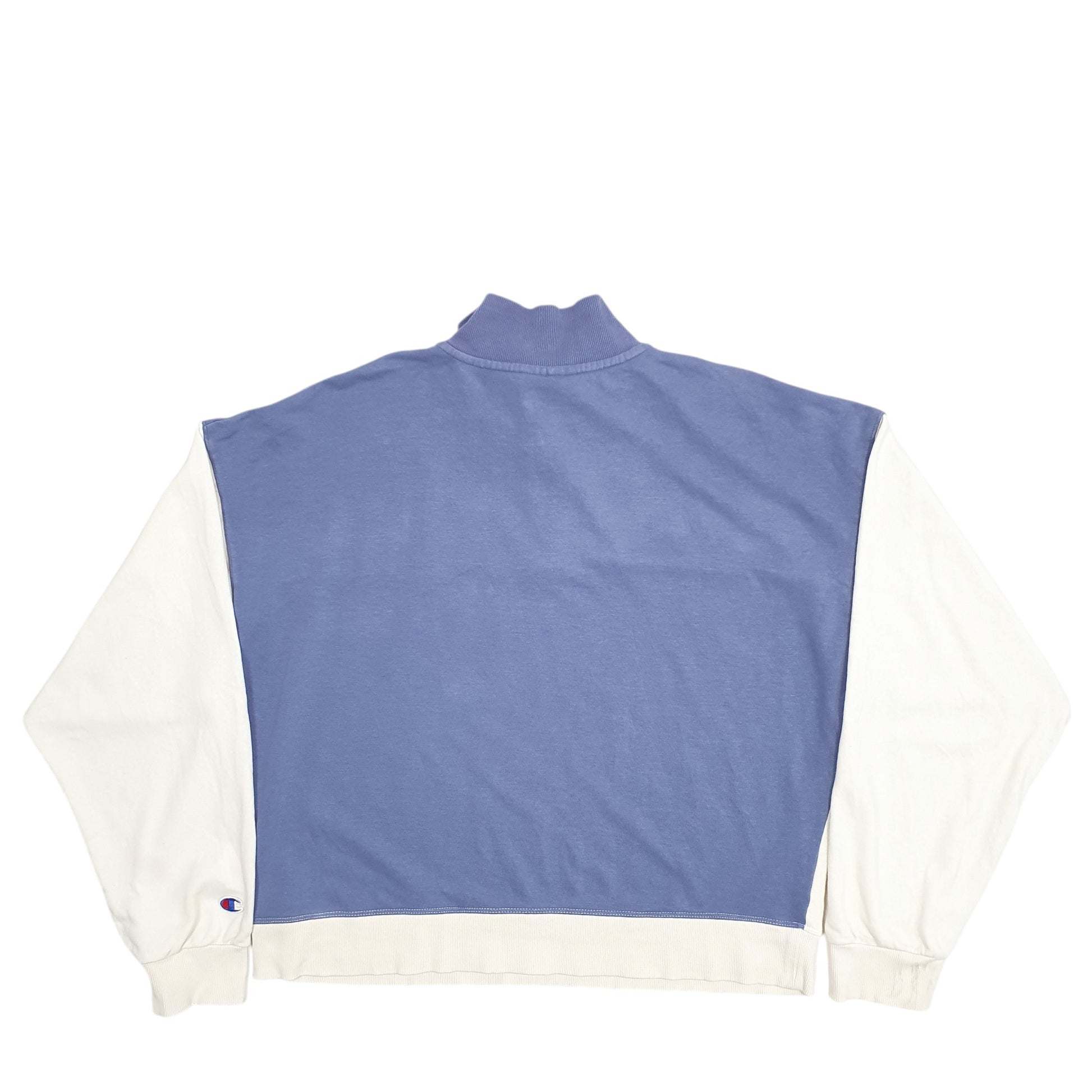 Womens White Champion  Quarter Zip Jumper