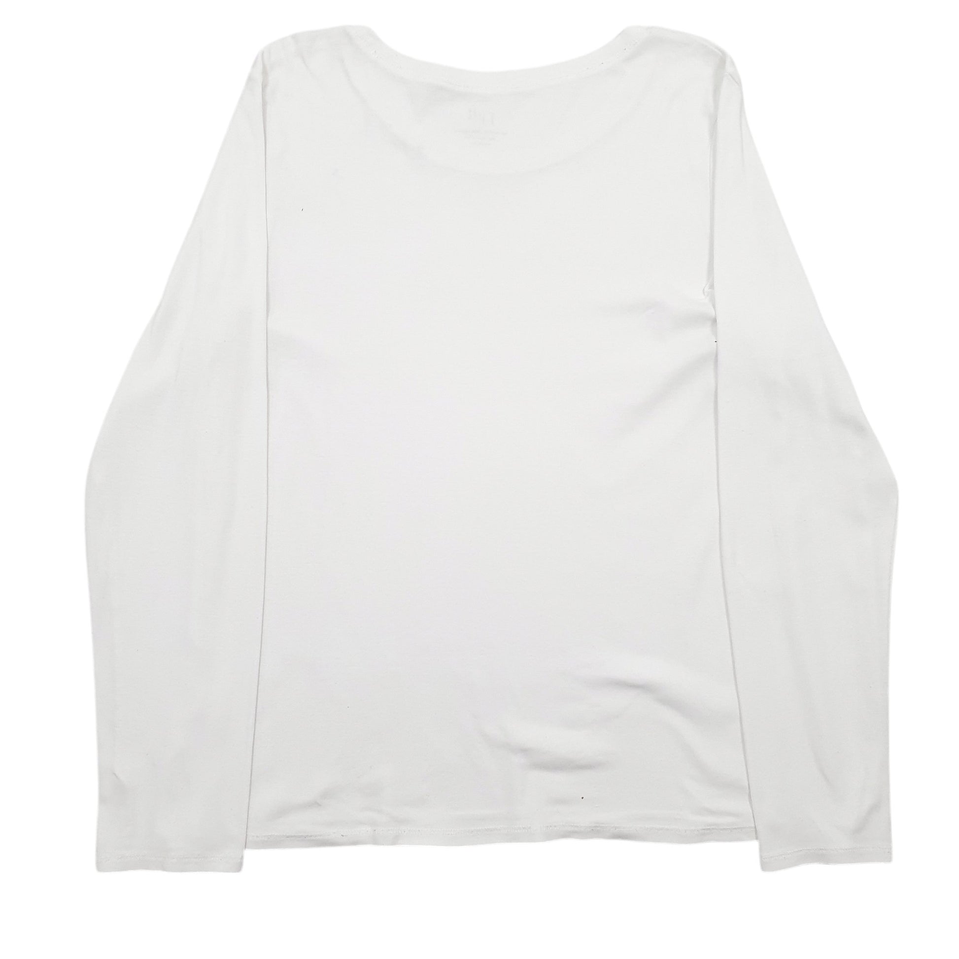 Mens White Unbranded  Long Sleeve T Shirt