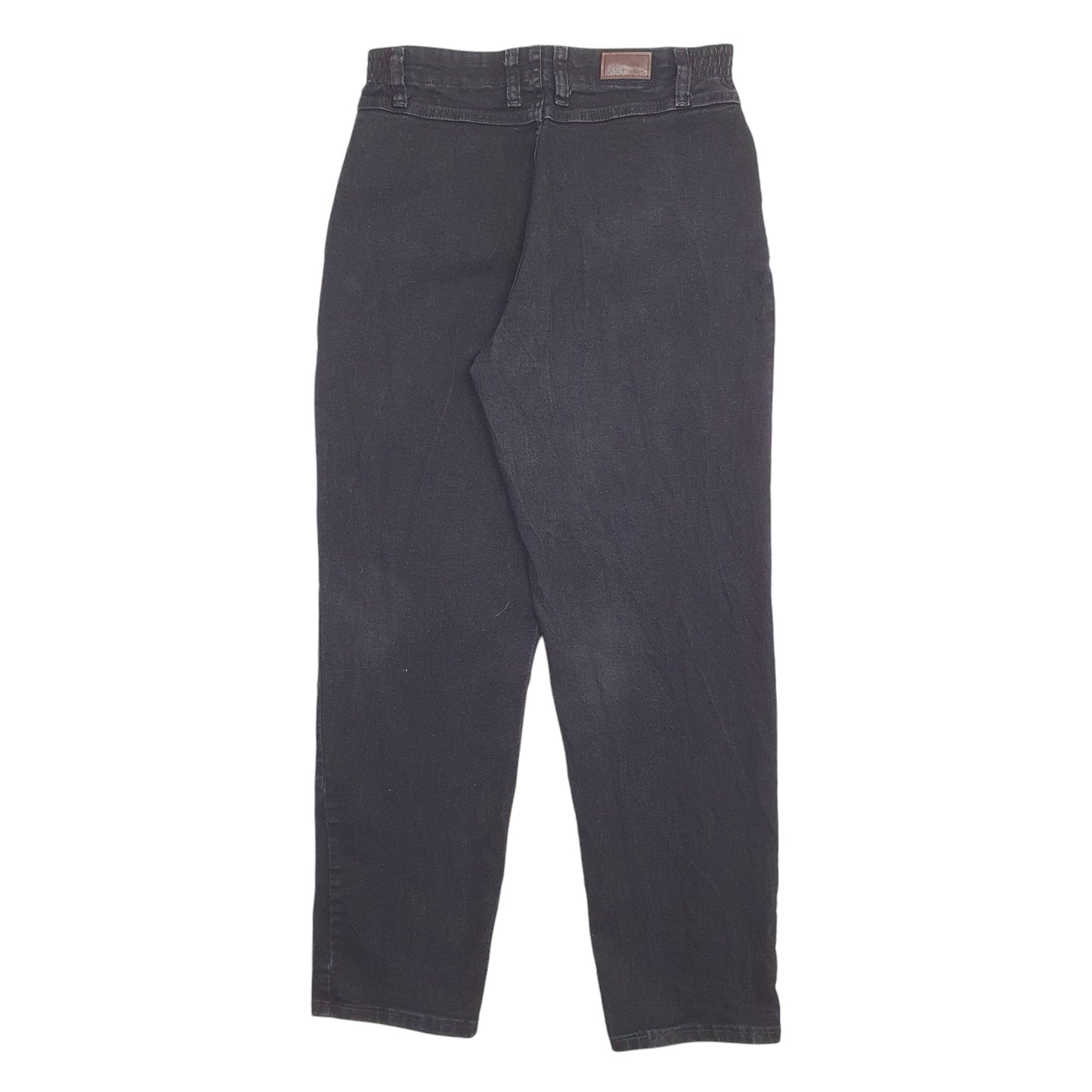 Womens Black Lee Side Elastic At The Waist Casual JeansW28 L30