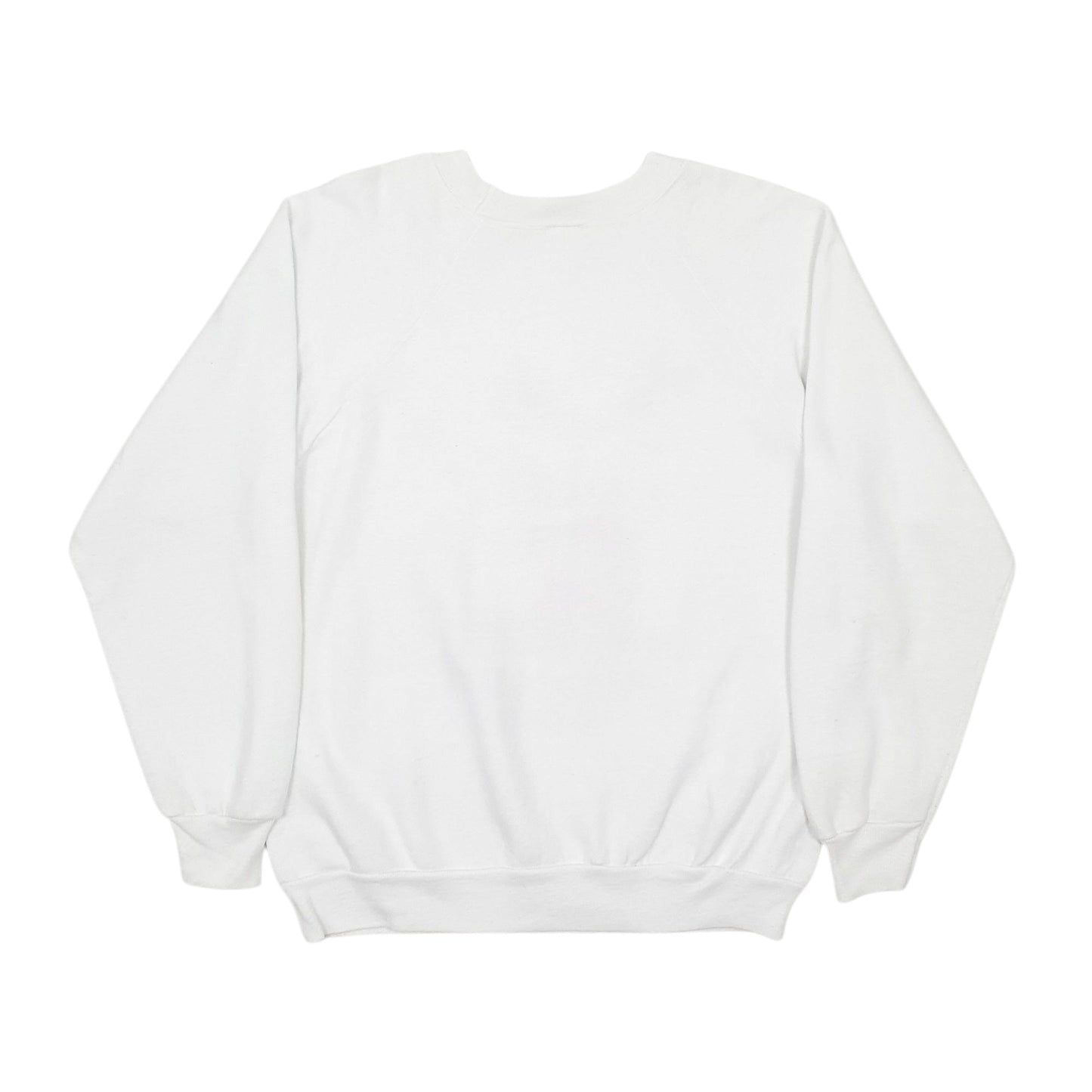 Mens White B.J Design Vintage 90s Made In USA Christmas Crewneck Jumper