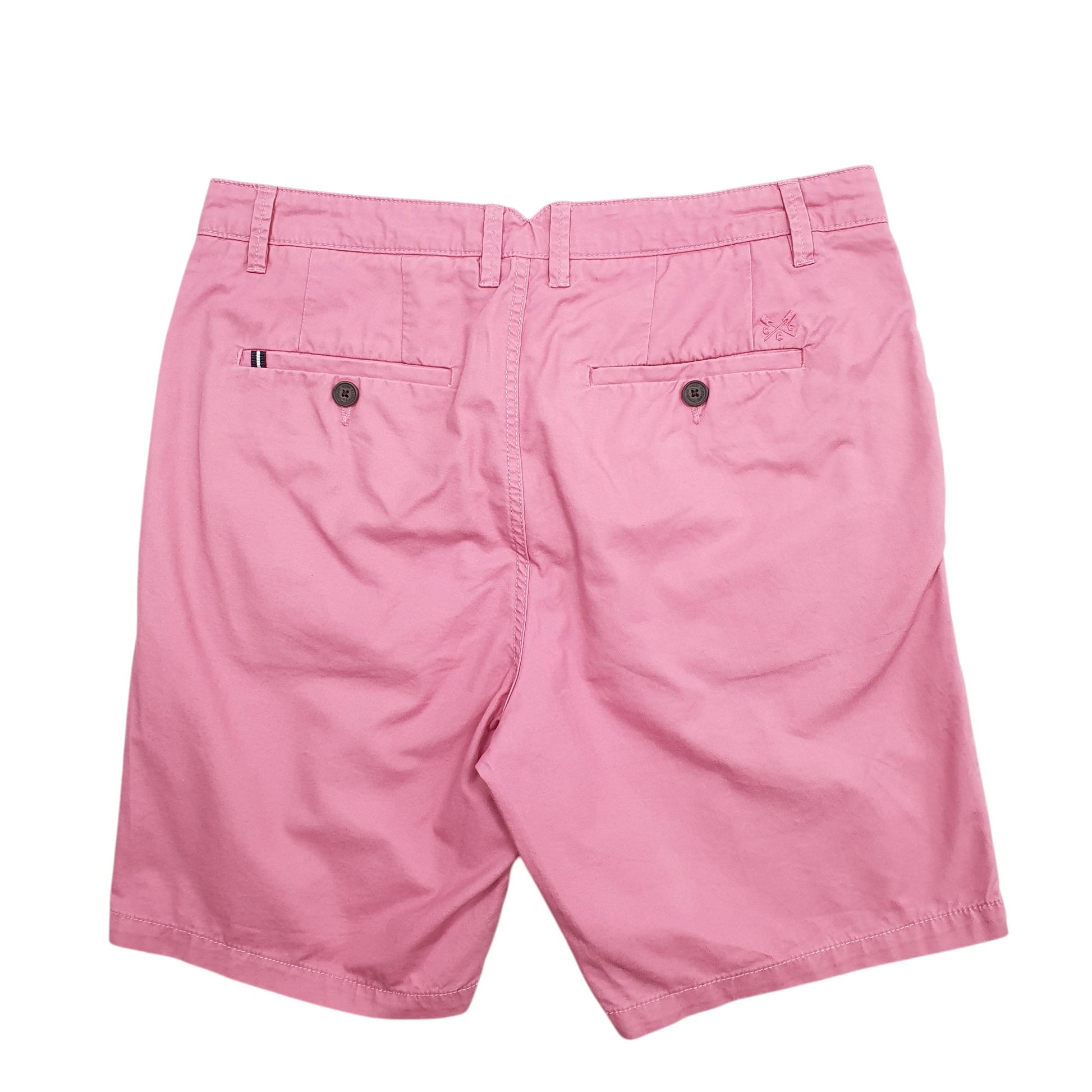 Mens Pink Crew Clothing Company  Chino Shorts