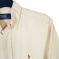Mens Yellow Polo Ralph Lauren Oxford Long Sleeve Shirt