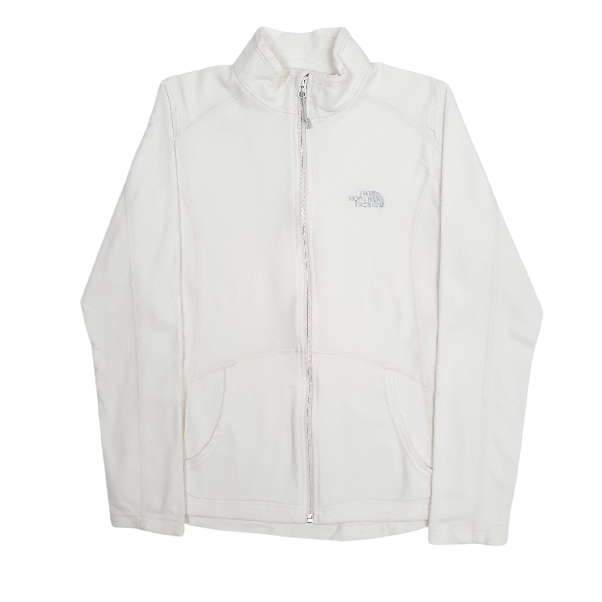 Womens White The North Face  Full Zip Jumper