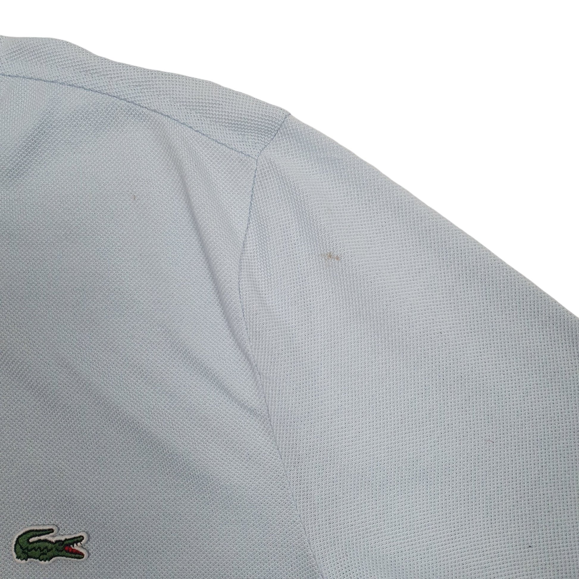 Mens Blue Lacoste Slim fit Short Sleeve Polo Shirt