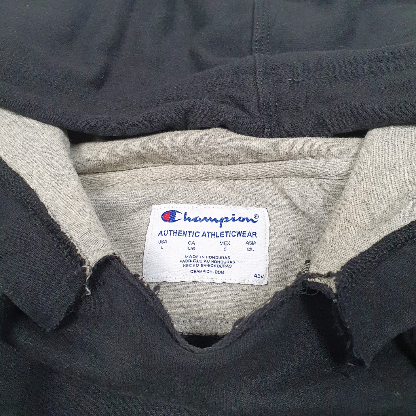 Mens Black Champion  Hoodie Jumper