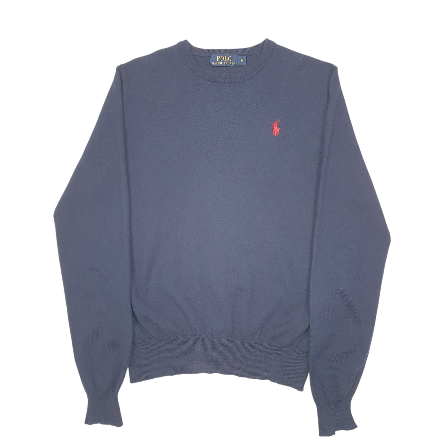 Womens Navy Polo Ralph Lauren Knit Crewneck Jumper