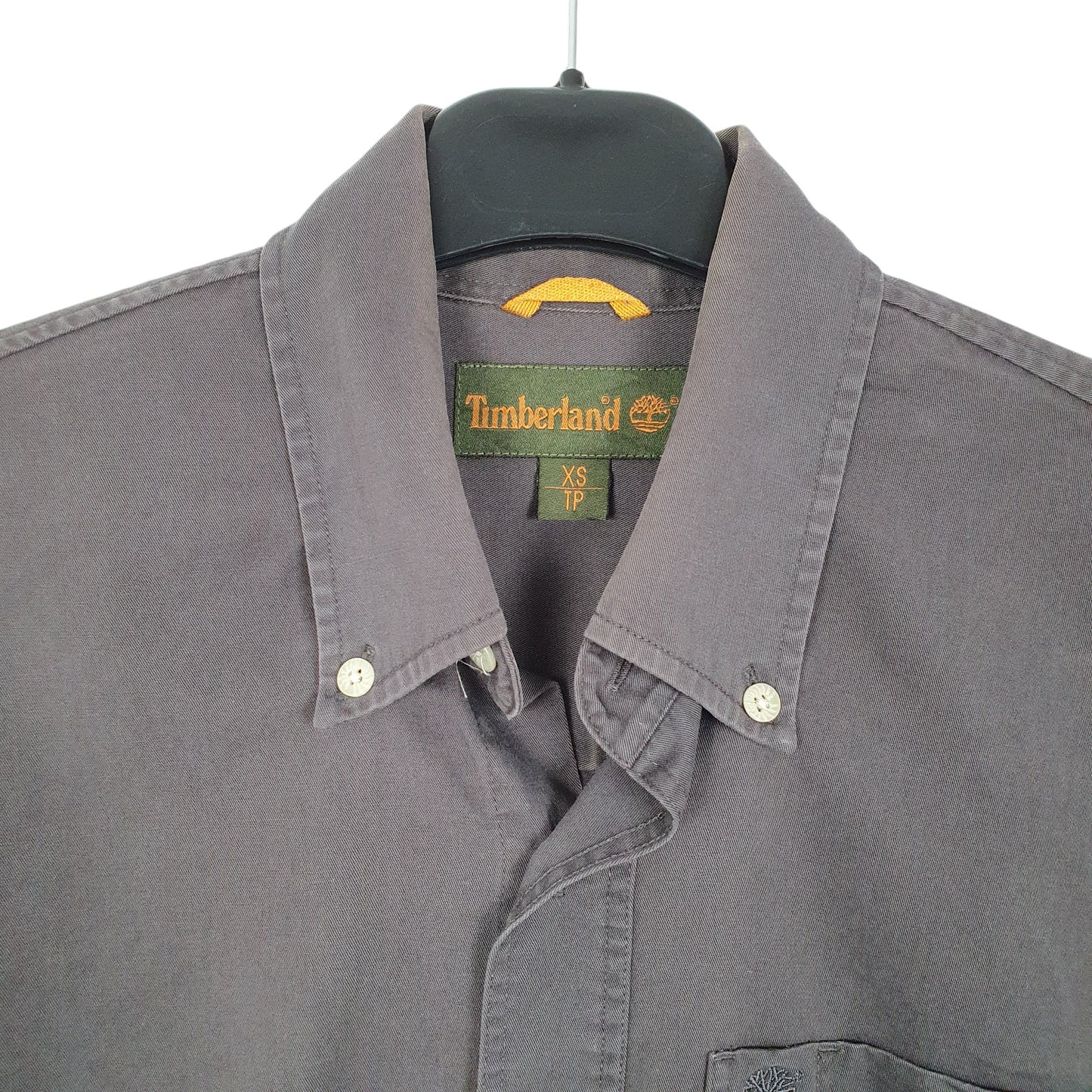Mens Grey Timberland  Long Sleeve Shirt