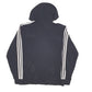 Mens Black Adidas Spellout Hoodie Jumper