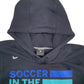 Mens Black Nike Soccer In The Sand Spellout Hoodie Jumper
