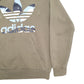 Mens Khaki Adidas Spellout Hoodie Jumper