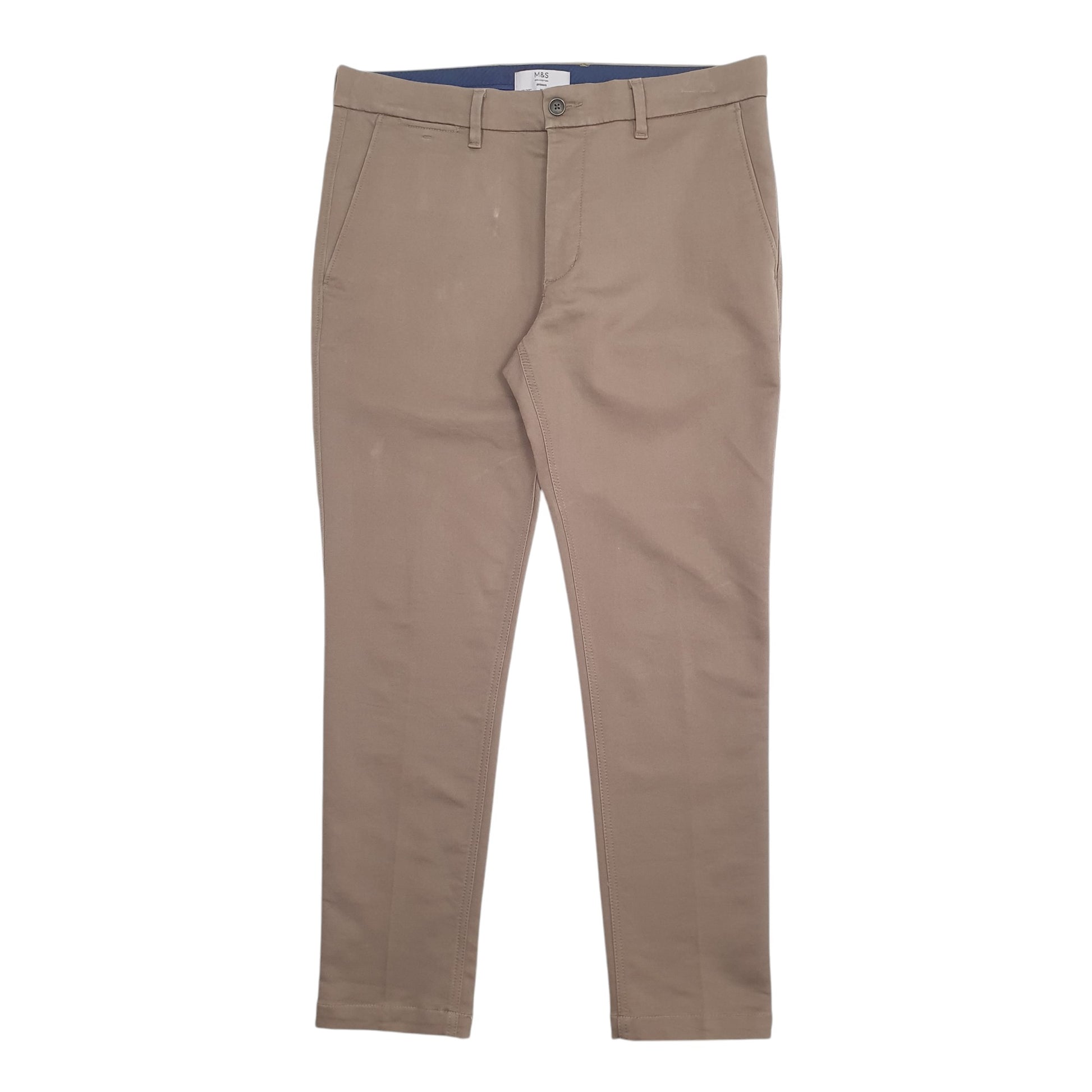 Mens Brown M&S  Chino Trousers