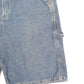 Mens Blue Lee Dungarees Jorts Denim Shorts