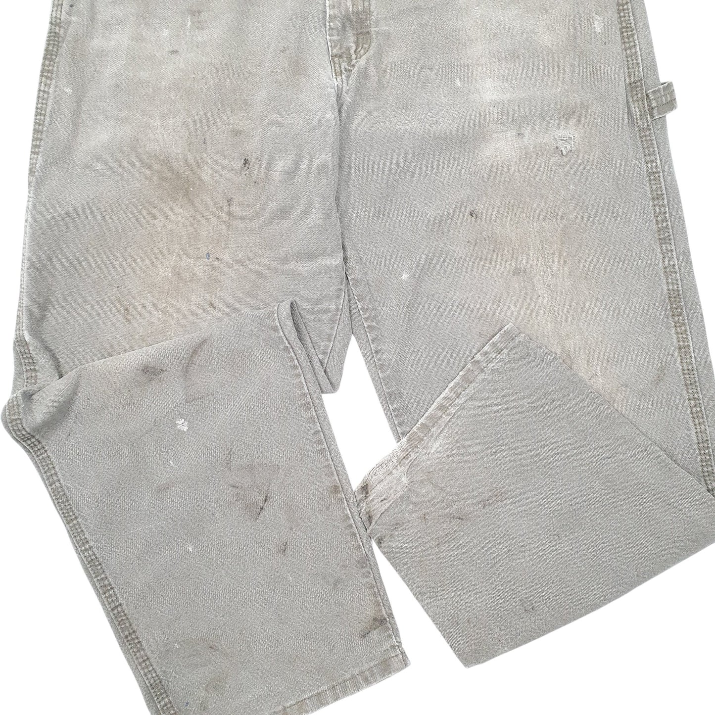 Mens Khaki Rustler Workwear Carpenter Trousers